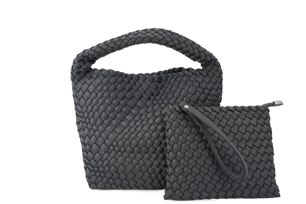 The Neoprene Bag - Black/Gunmetal