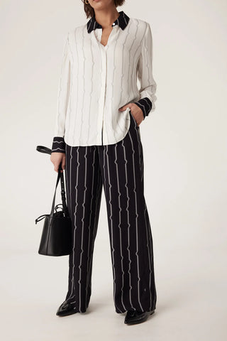 Allegra Stripe Pant - Pulse Print - 30% OFF AUTOMATICALLY APPLIED AT CHECKOUT