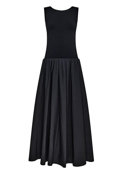 Sophia Midi Dress - Black