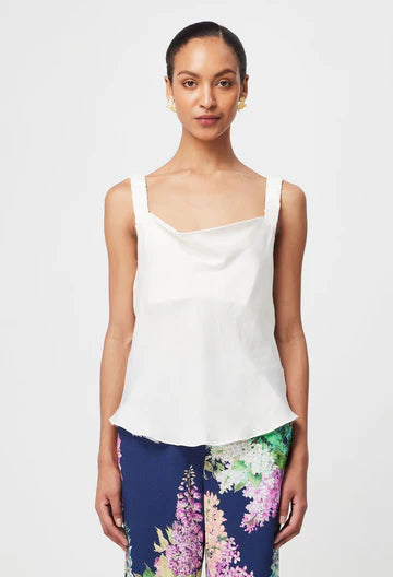 Delray Reversible Cupro Cami - Ivory