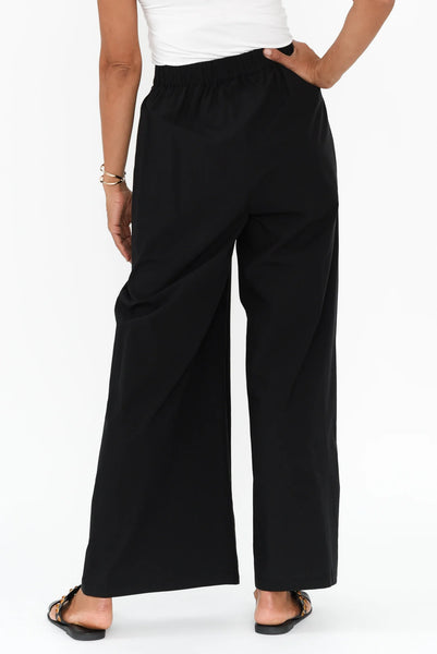 Wendy Wide Leg Pant - Black