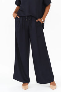 Fusion Drawstring Pants - Navy