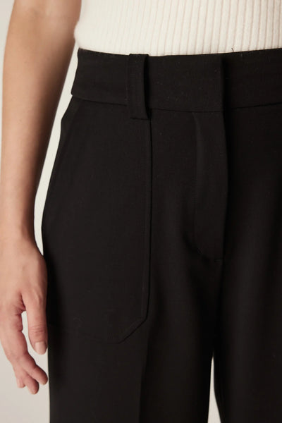 Evie Wide Leg Pant - Black