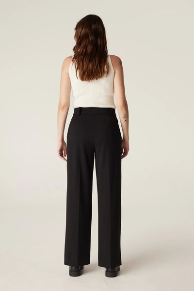 Evie Wide Leg Pant - Black