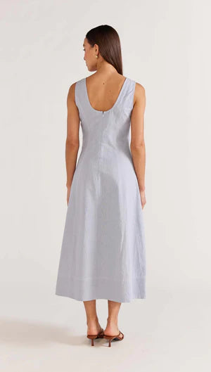 Harvest Midi Dress - Sky Blue