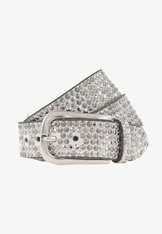 Zoe Belt - White/Silver