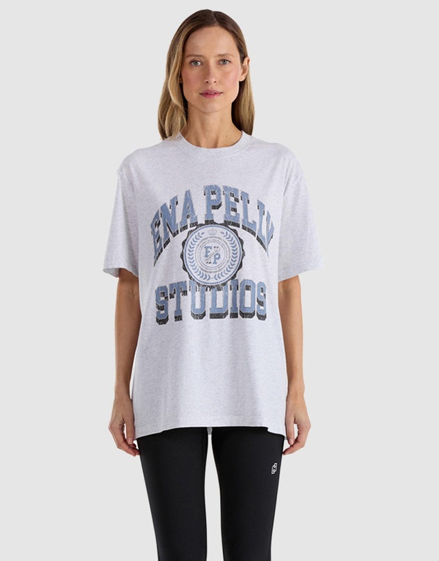 A League Tee - White Marle