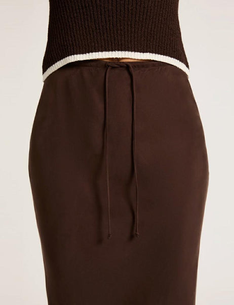 Lea Cupro Skirt - Raisin